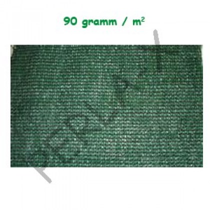 Árnyékolóháló zöld (2 x 50 m) 90gr/m2
